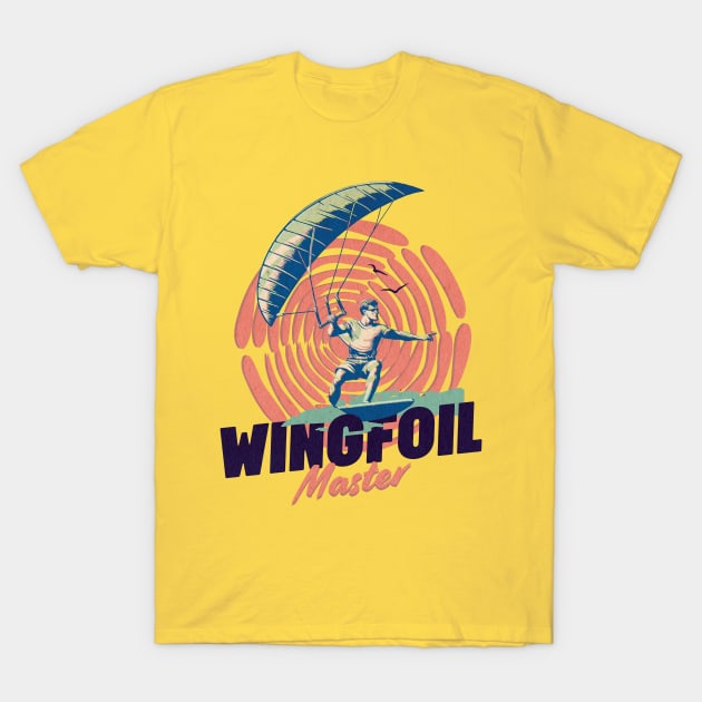 Wingfoil MasterAged Look T-Shirt by Alexander Luminova